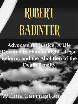 cover image of Robert Badinter
